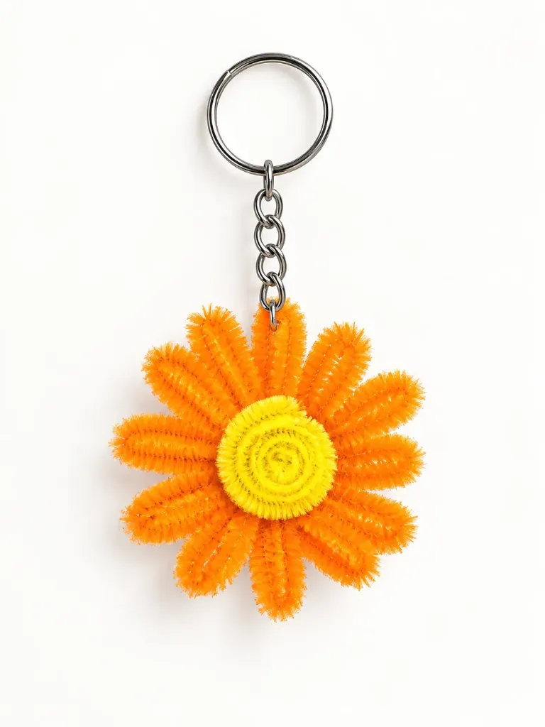 Porte clé orange