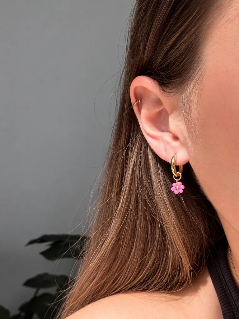 Boucles perlées (Dorée)