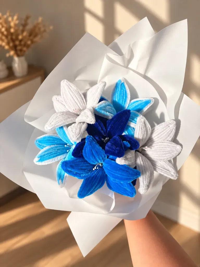 Bouquet bleu