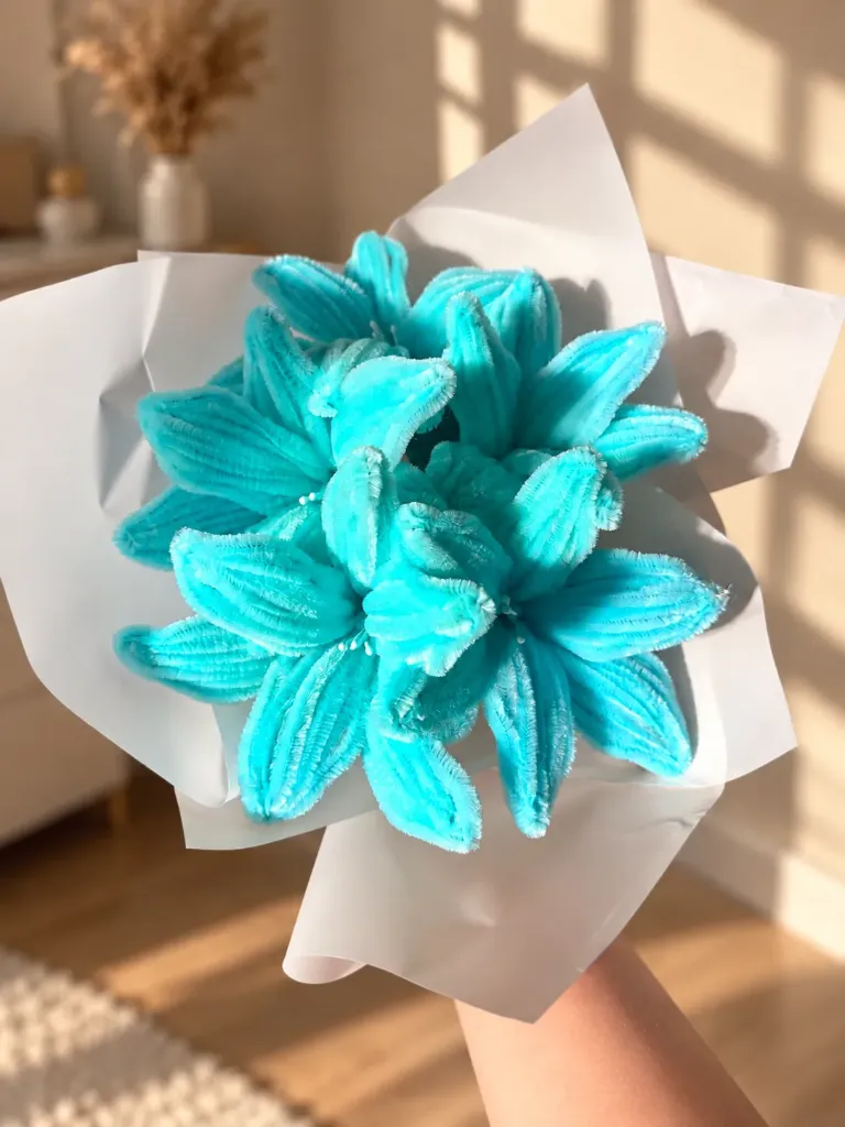 Bouquet turquoise