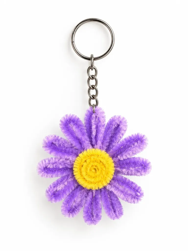 Porte clé violet